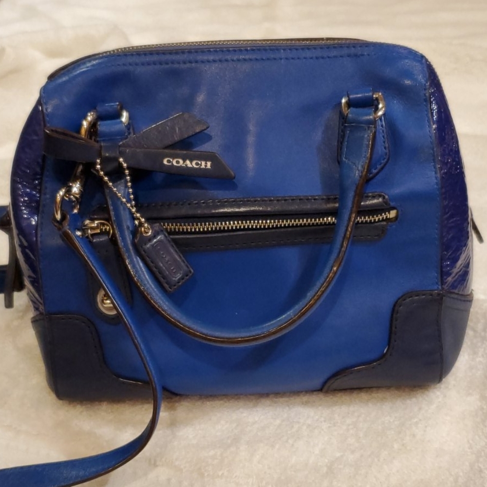 Coach colorblock satchel